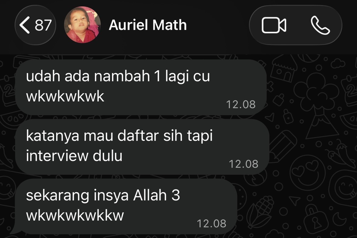 Chat client — Jasa Ngajar Privat Matematika